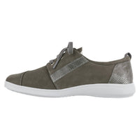 SAS Women's Marnie Lce-up Shoes in gris snake - women's sneaker - detail view
