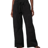 Hudson - Women's Drawstring Parachute Wide Leg Cargo Pant