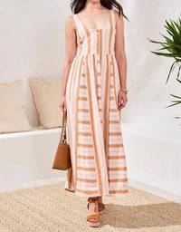 Tribal - Striped Maxi Dress