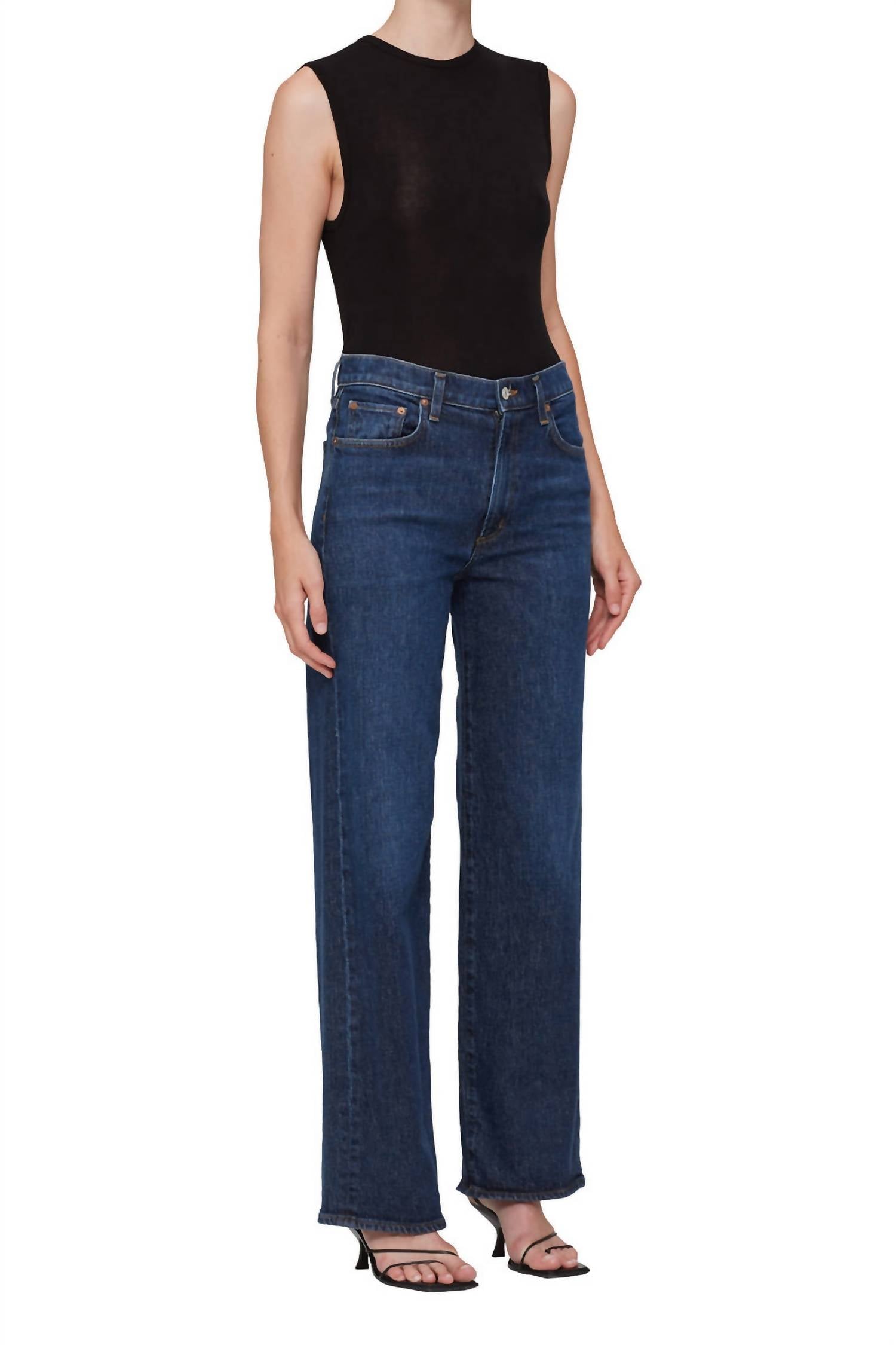 Agolde - Harper Mid Rise Relaxed Straight Jean