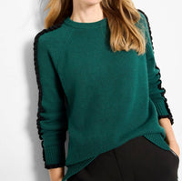 Nic + Zoe - Ruffled Down Sweater