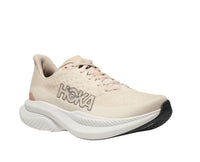 Hoka Women's Mach 6 Low Top Sneakers in eggnog vanilla - women's sneaker