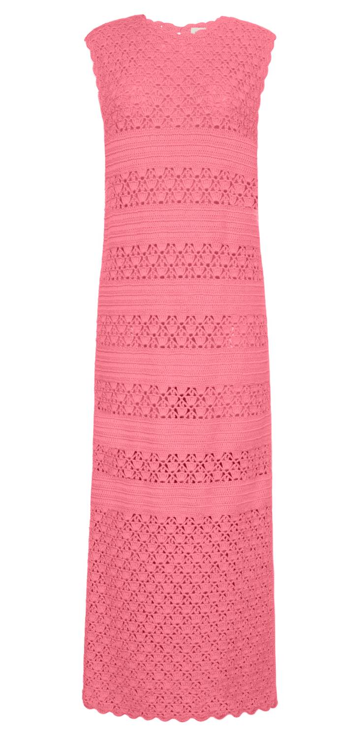 Eleven Six - Cotton Crochet Midi Dress