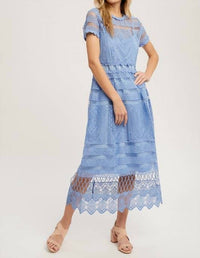 Vanilla Monkey - Belle Crochet Lace Midi Dress