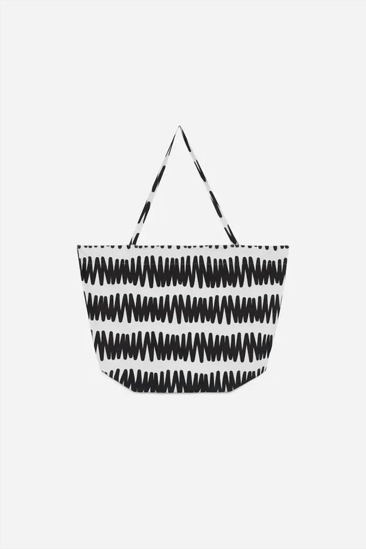 Compania Fantastica - Women's Striped Beach Bag