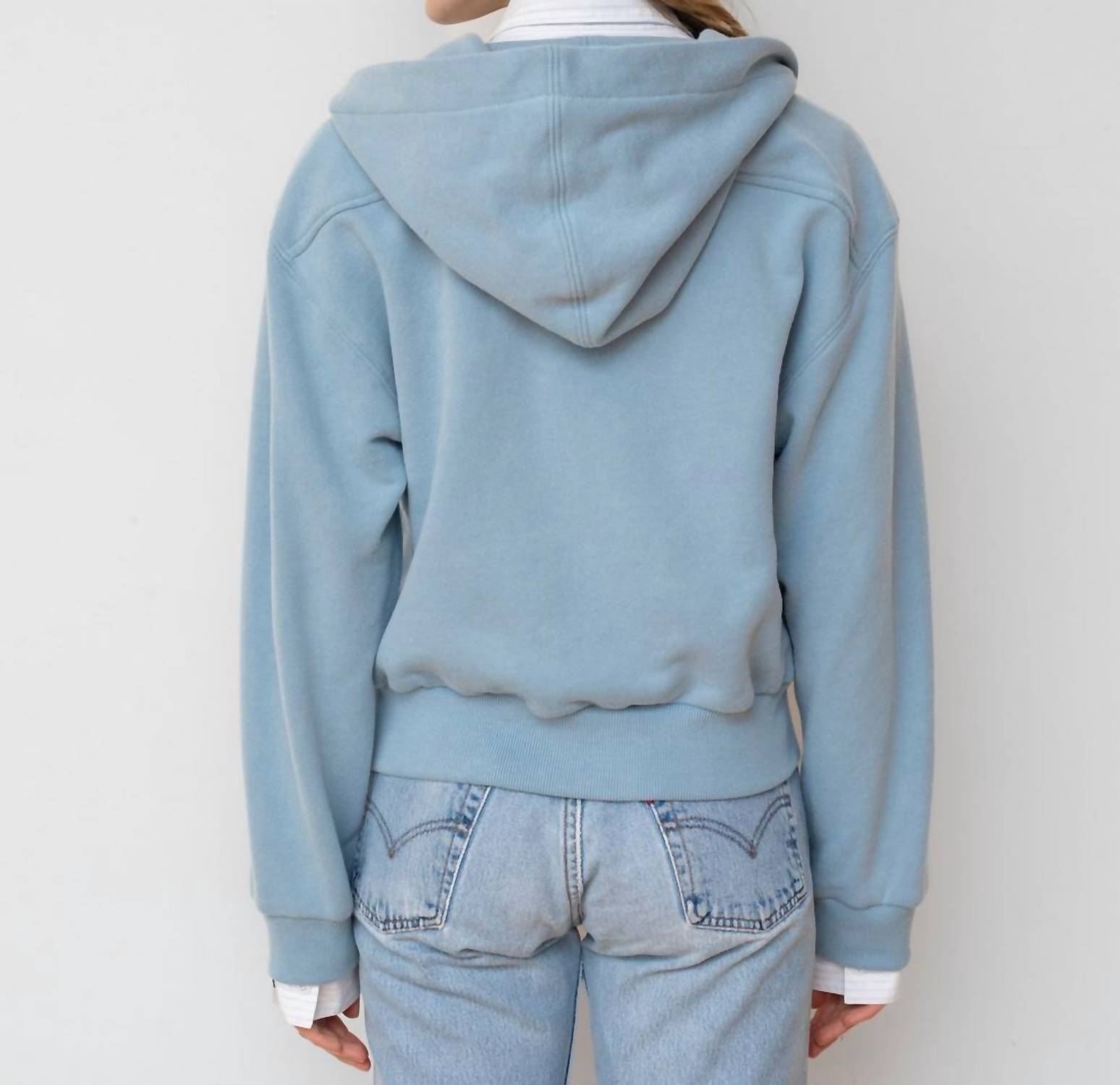 WE-AR4 Street Boxy Hoodie in swordfish - women's top - alternate view
