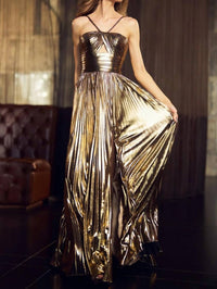 Sherri Hill - Long Pleated Gown
