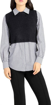 Cinq A Sept - Mara Shaker Pullover Sweater