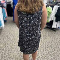 Shana Apparel - Crinkle Tank Dress With Button Back Detail