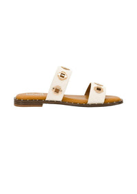Corkys Footwear Women's Low Tide Double Strap Sandal in brown - women's sandal