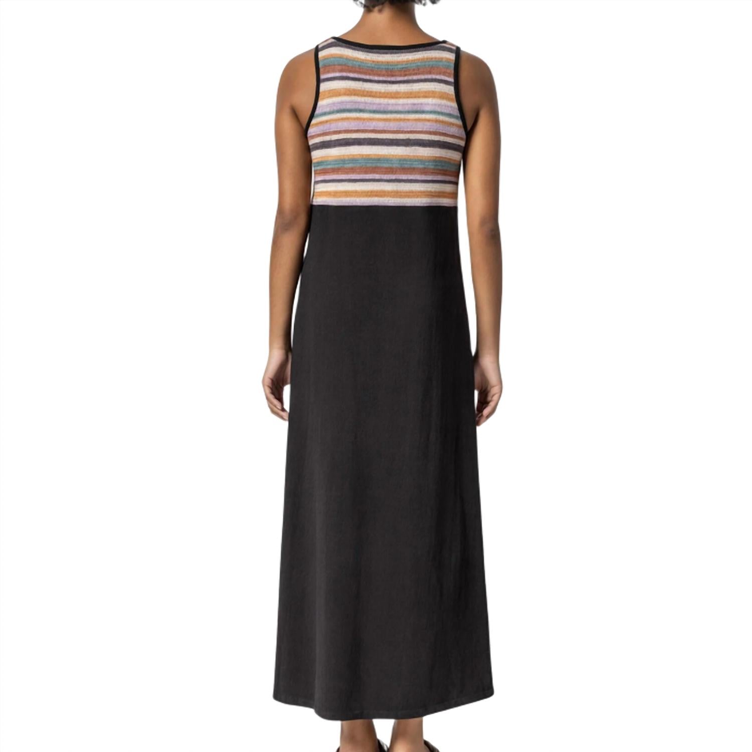 Lilla P - Women's Crochet Insert Maxi Dress
