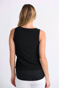Joseph Ribkoff - Georgette Layered Sleeveless Tank Top