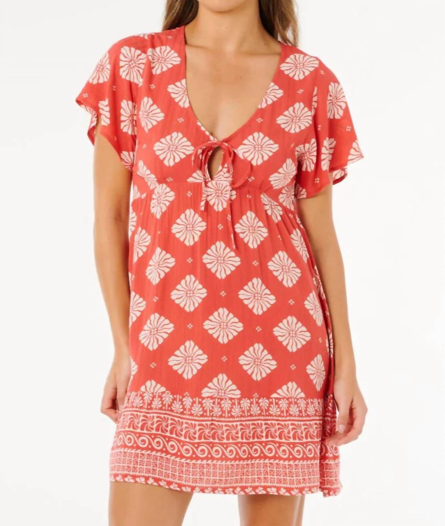 Rip Curl - Ventura Tiered Short Sleeve Dress