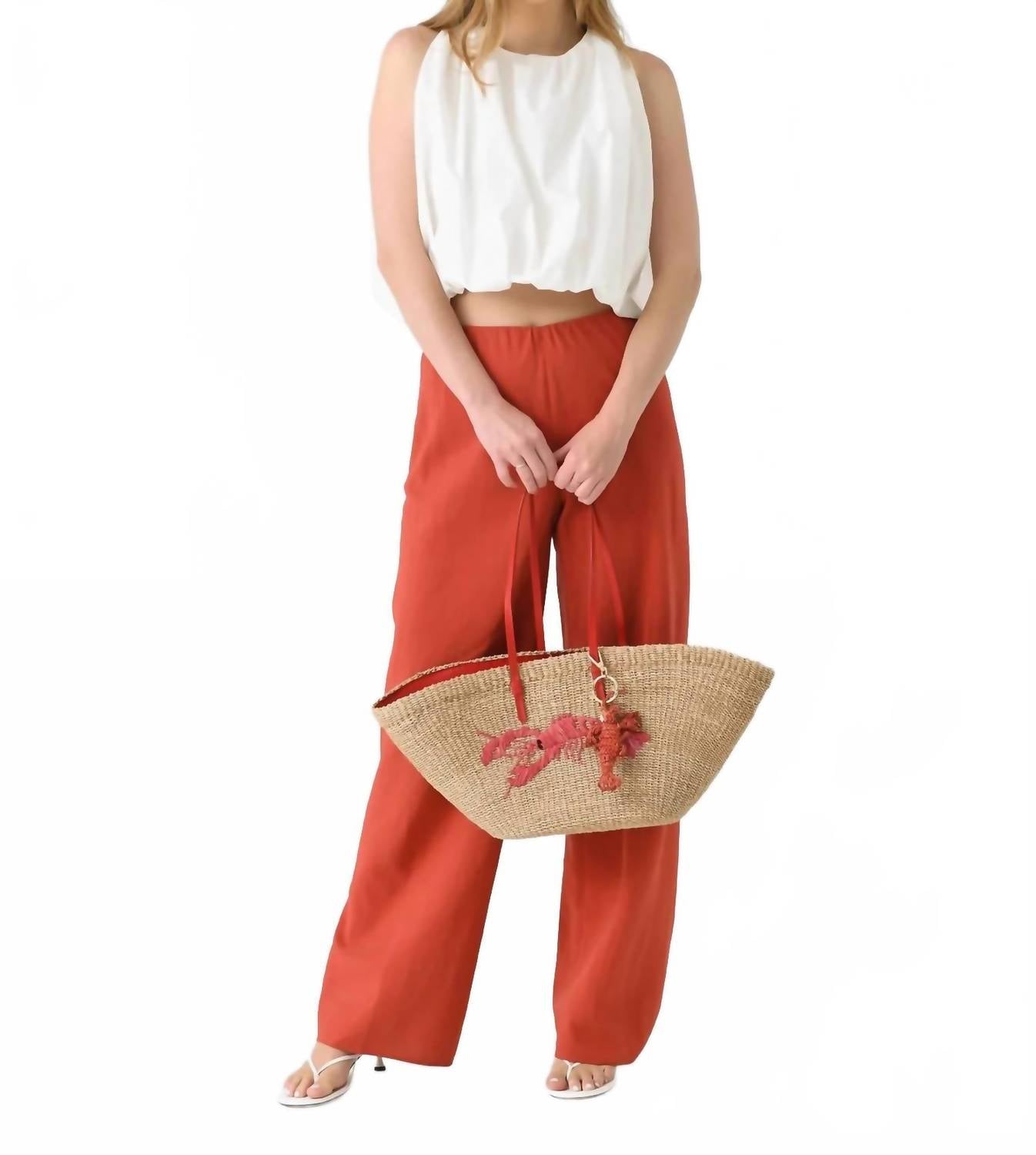 Vince - High Waist Cotton Bias Pant