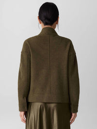 Eileen Fisher - Women's Stand Collar Jacket