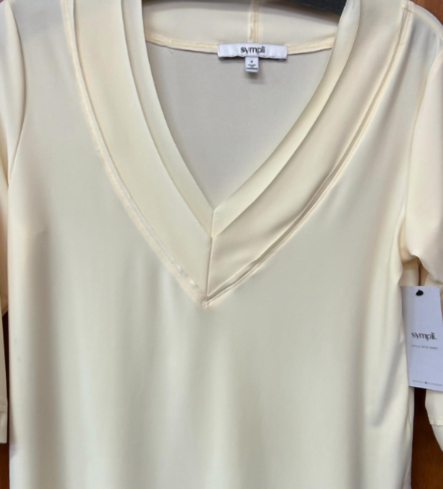 Sympli - Women's Splice V-neck Go To Top
