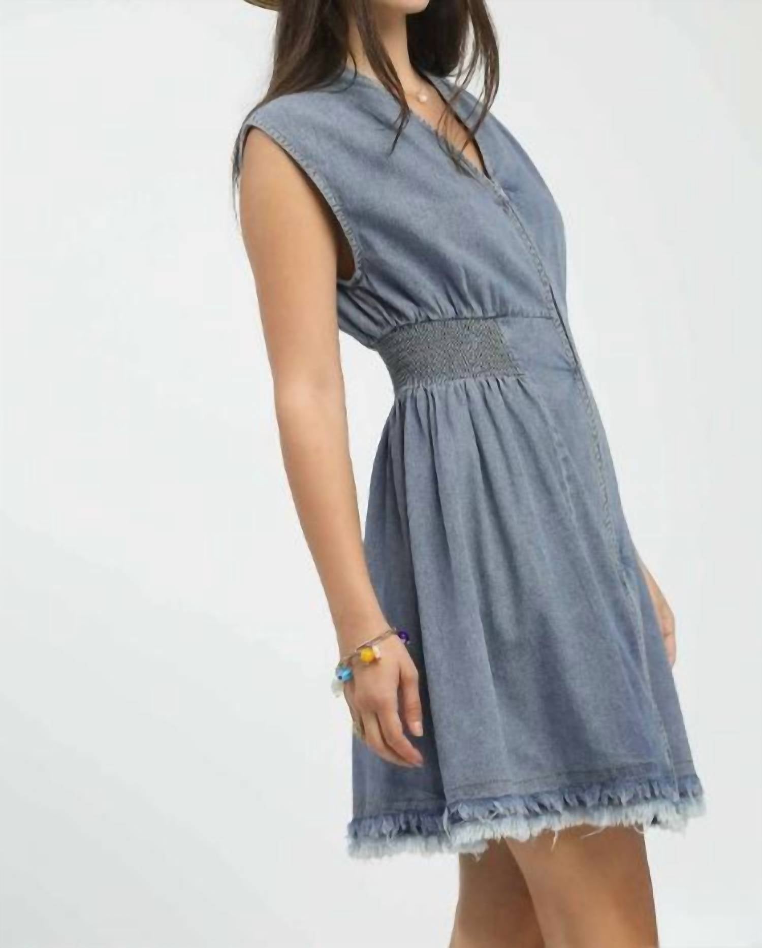 Umgee - Floral Damask Print Collared Dress