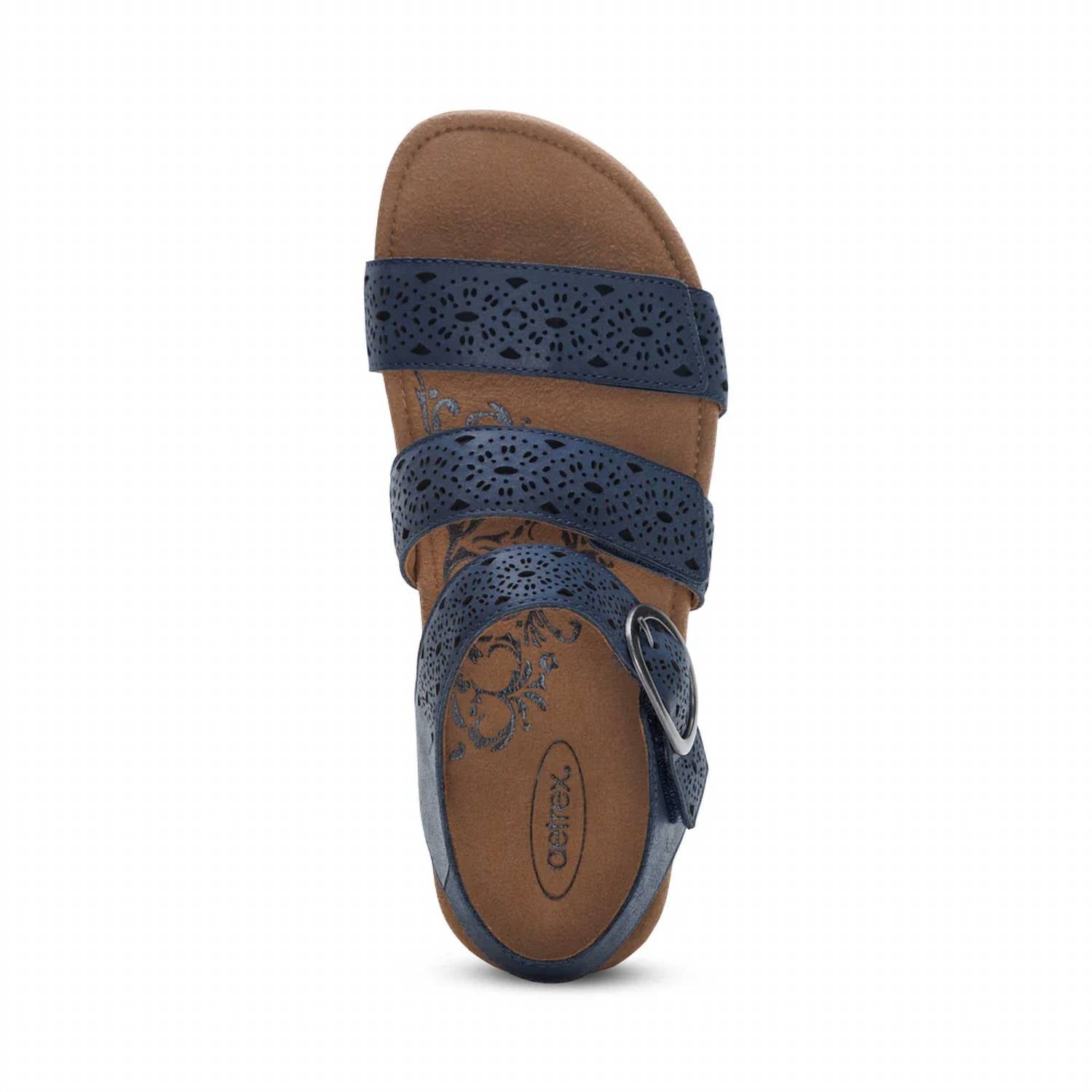 Aetrex - Women's Lilly Adjustable Quarter Strap Sandal