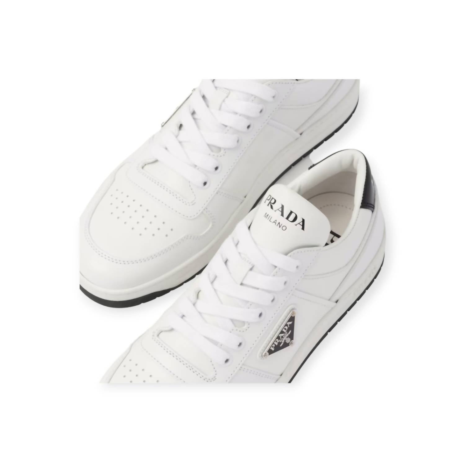 Prada - Women's Downtown Leather Sneakers