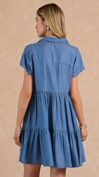 Current Air - Flutter Sleeve Mini Dress