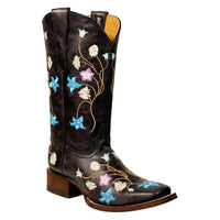 Corral - Women's Multi-color Embroidery Cowgirl Boot