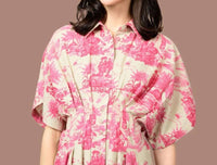 Uncle Frank - The Parisian Charm Tucked Dress