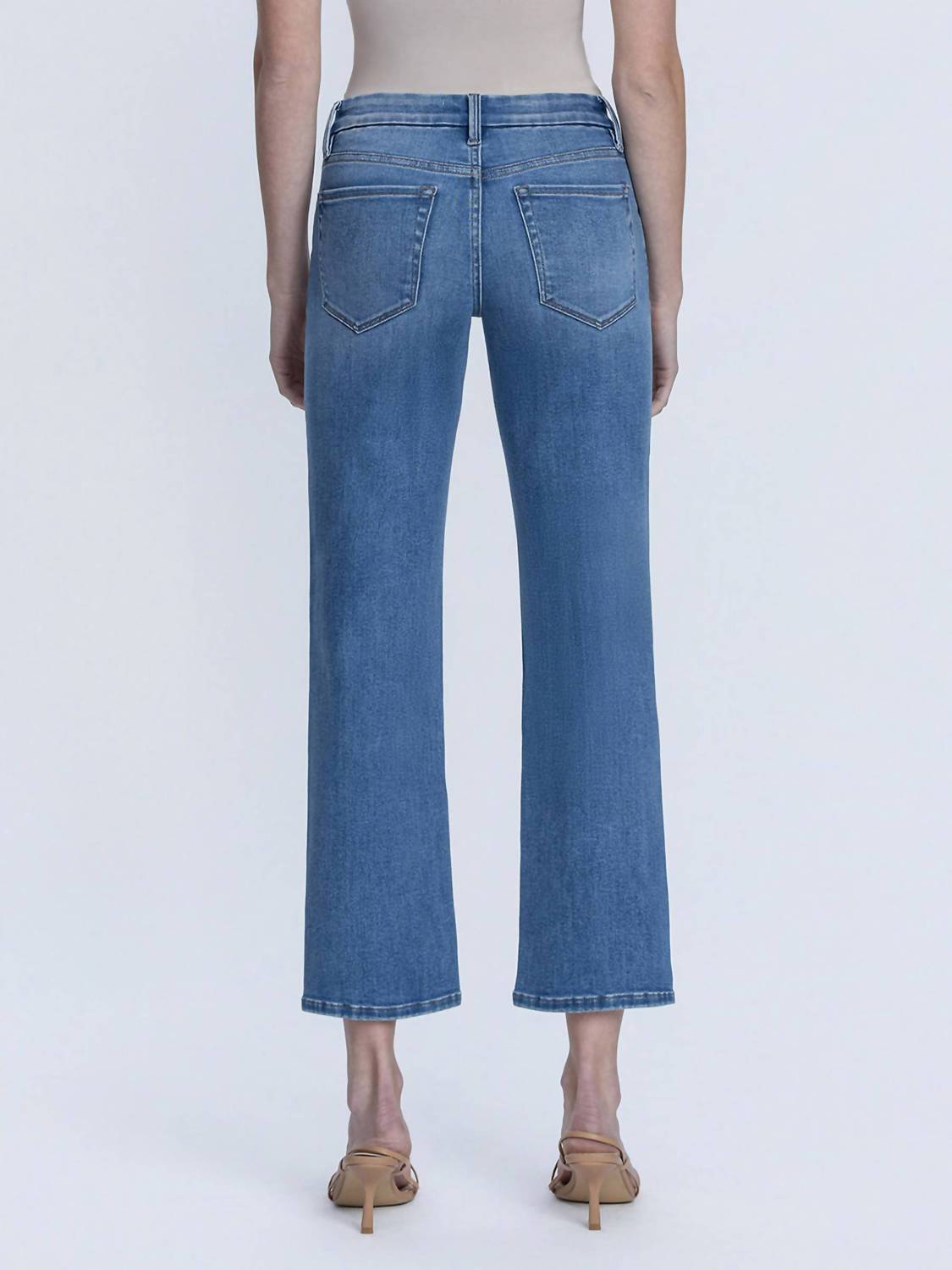 Lovervet - Romy Mid Rise Ankle Straight Jeans