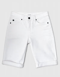 Kancan - Women's Mid Rise Cuffed Bermuda Short