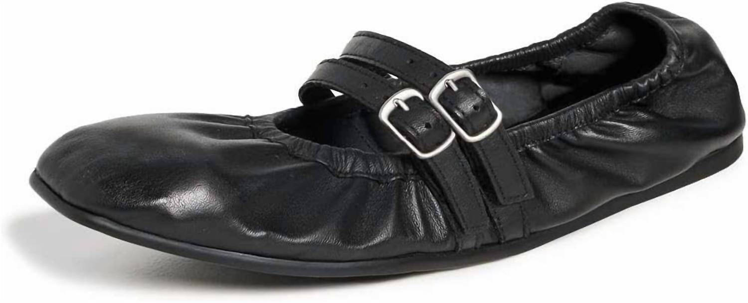 Free People Women's Gemini Ballet Flat in black - women's flats - view 5