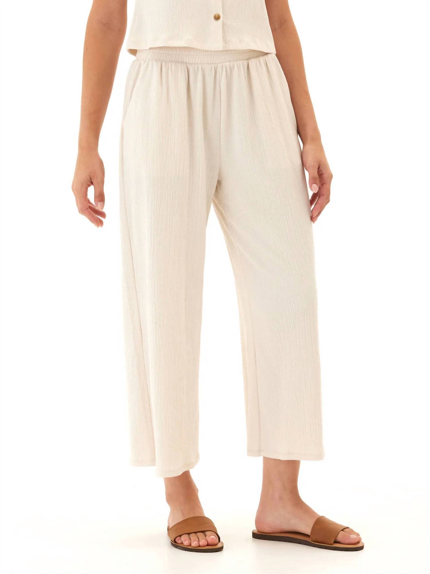 Threads 4 Thought - Ivanna Smocked Jersey Wide Leg Pant