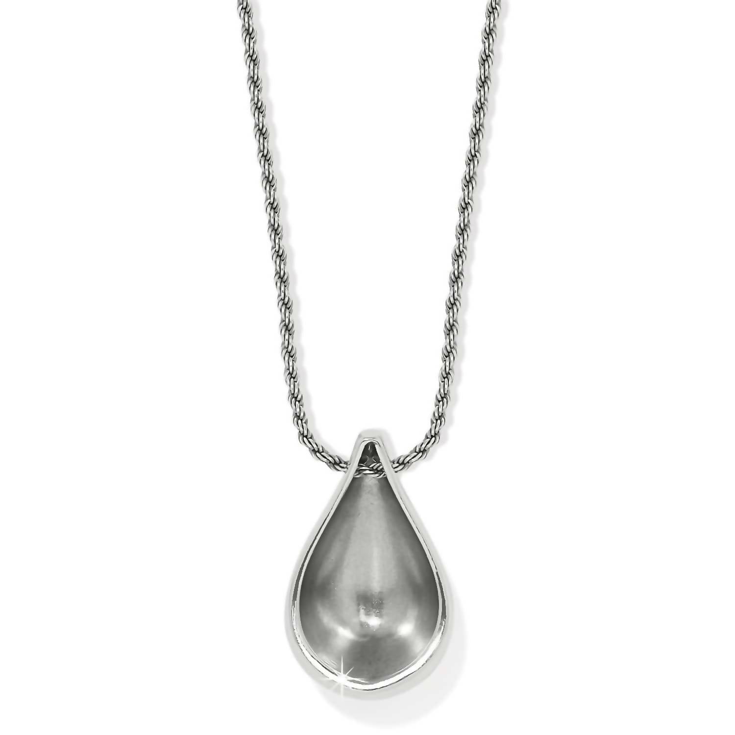 Brighton Women's Nile Pendant Necklace in silver - women's jewelry - detail view