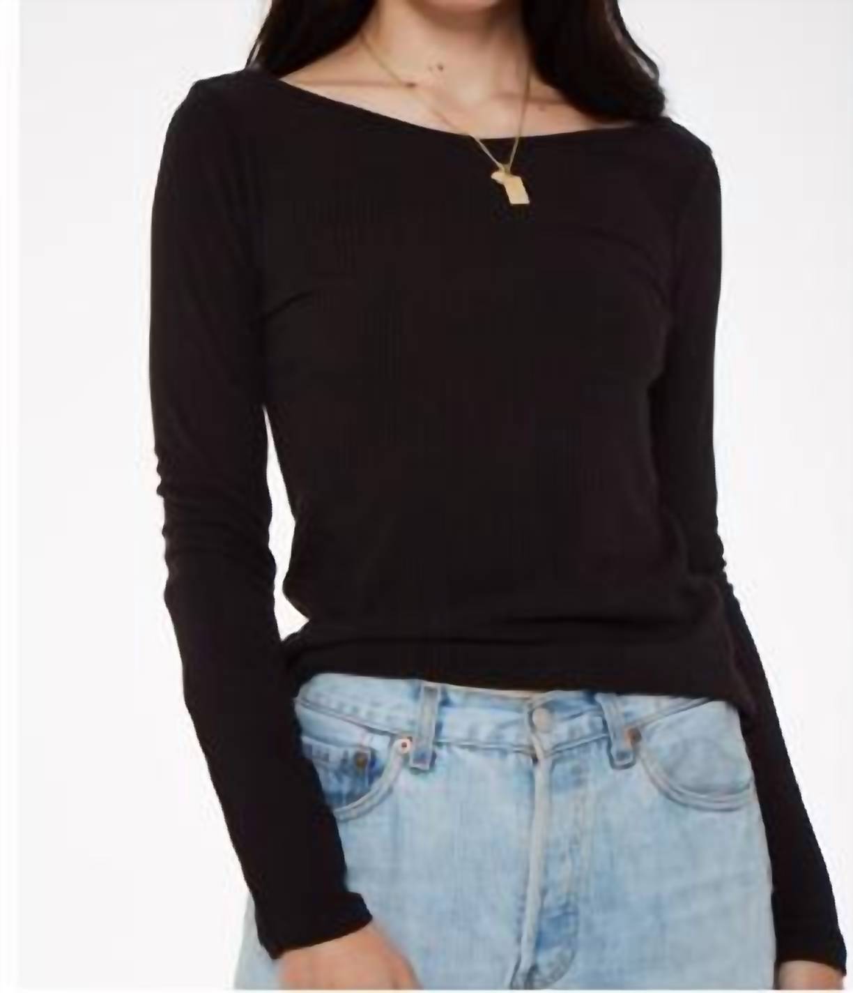 Project Social T - Paige Double V Long Sleeve Top
