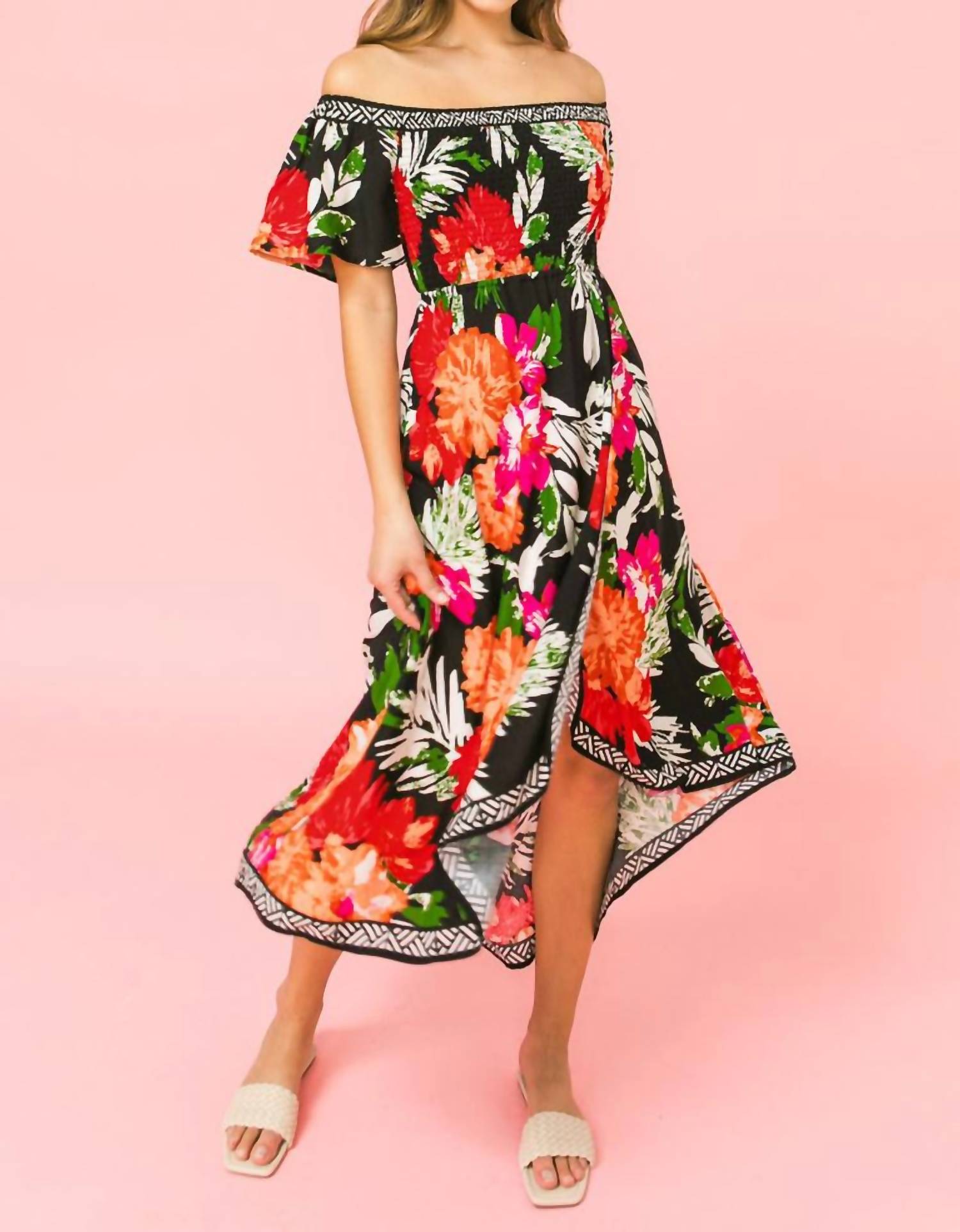 Flying Tomato - What I Like About You Floral Midi Dress