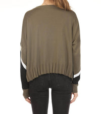 Planet By Lauren G. - Mini Triangle Crewneck Sweater