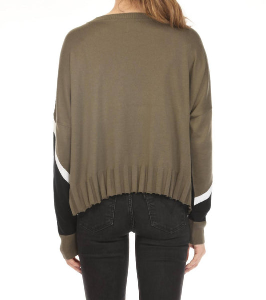 Planet By Lauren G. - Mini Triangle Crewneck Sweater