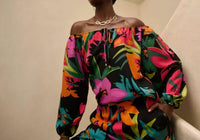 Joseph Ribkoff - Off Shoulder Tie Blouse