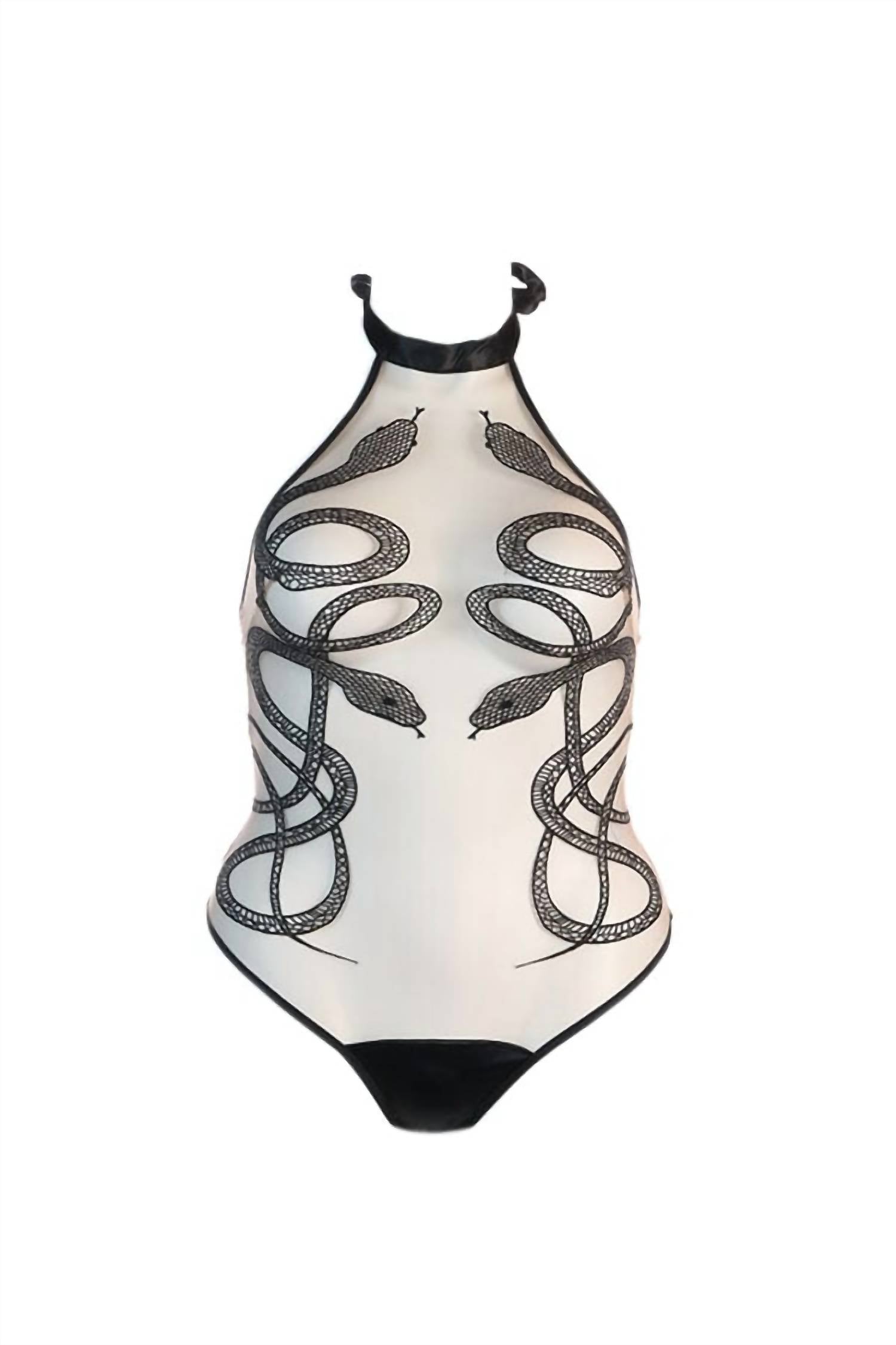 Thistle And Spire - Medusa Halter Bodysuit - Plus