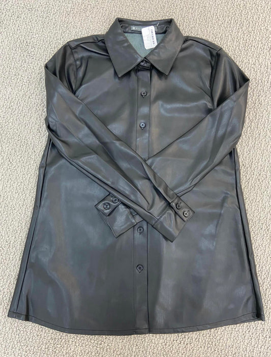 VEGAN LEATHER SHIRT