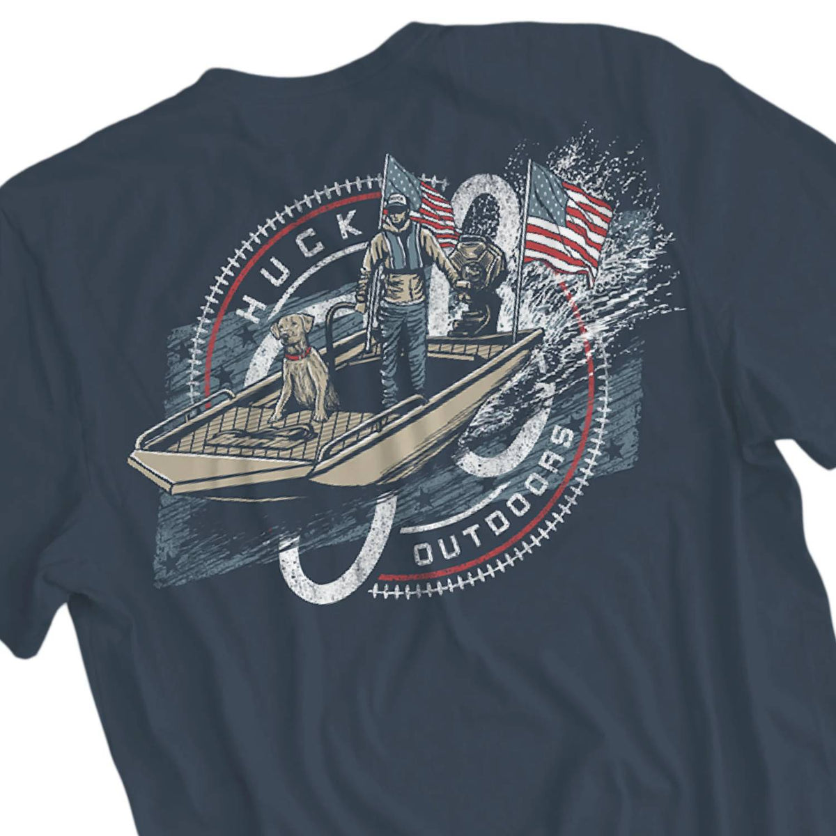 Huck Outdoors - Men's Full Throttle And Freedom Tee
