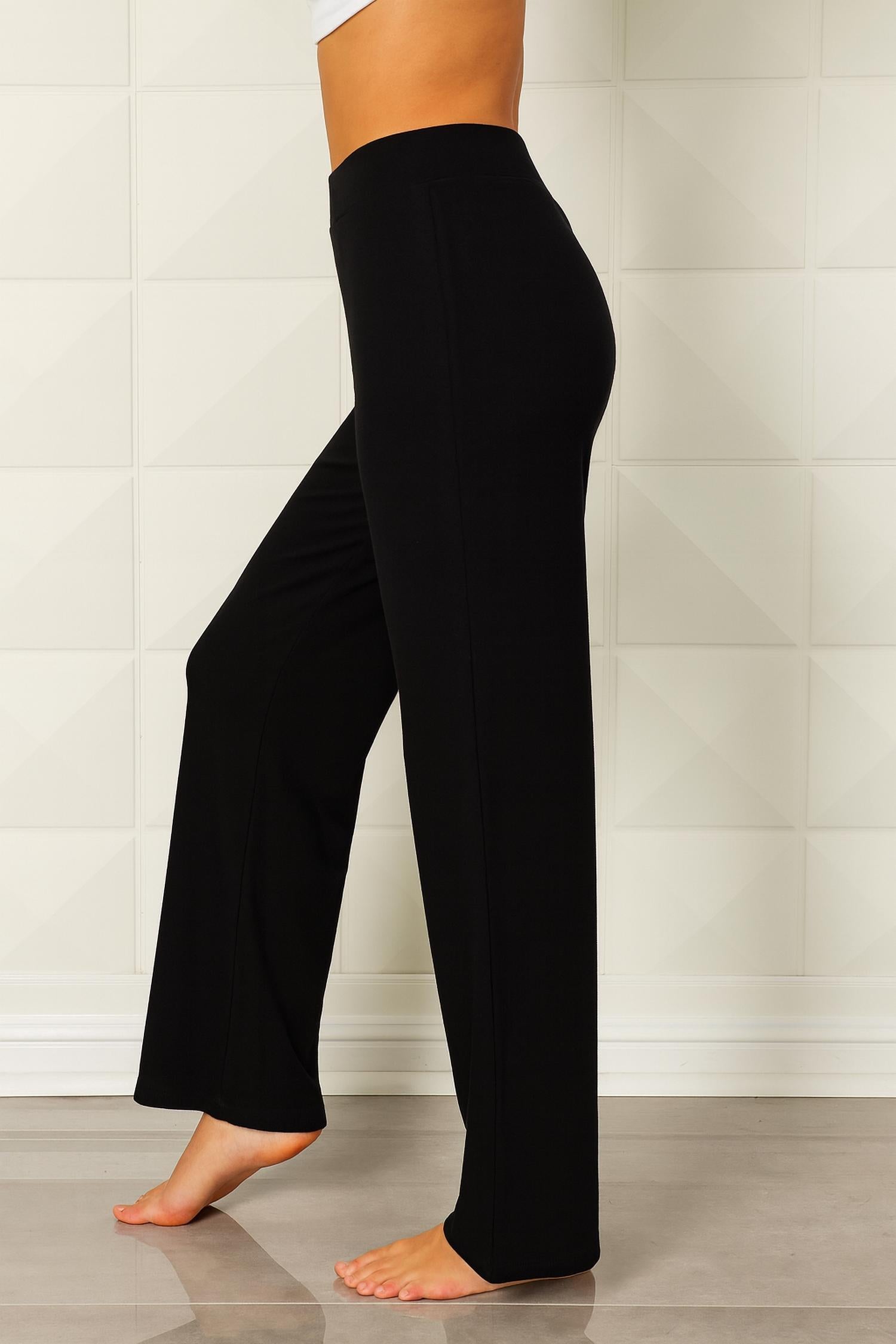 french kyss Women's Abstract Print Lounge Pant in black - women's pants