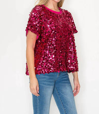 Joh - Jeovanny Sequin Top