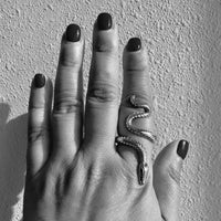 Jagged Halo Jewelry - Women's Reputation Snake Wrap Ring