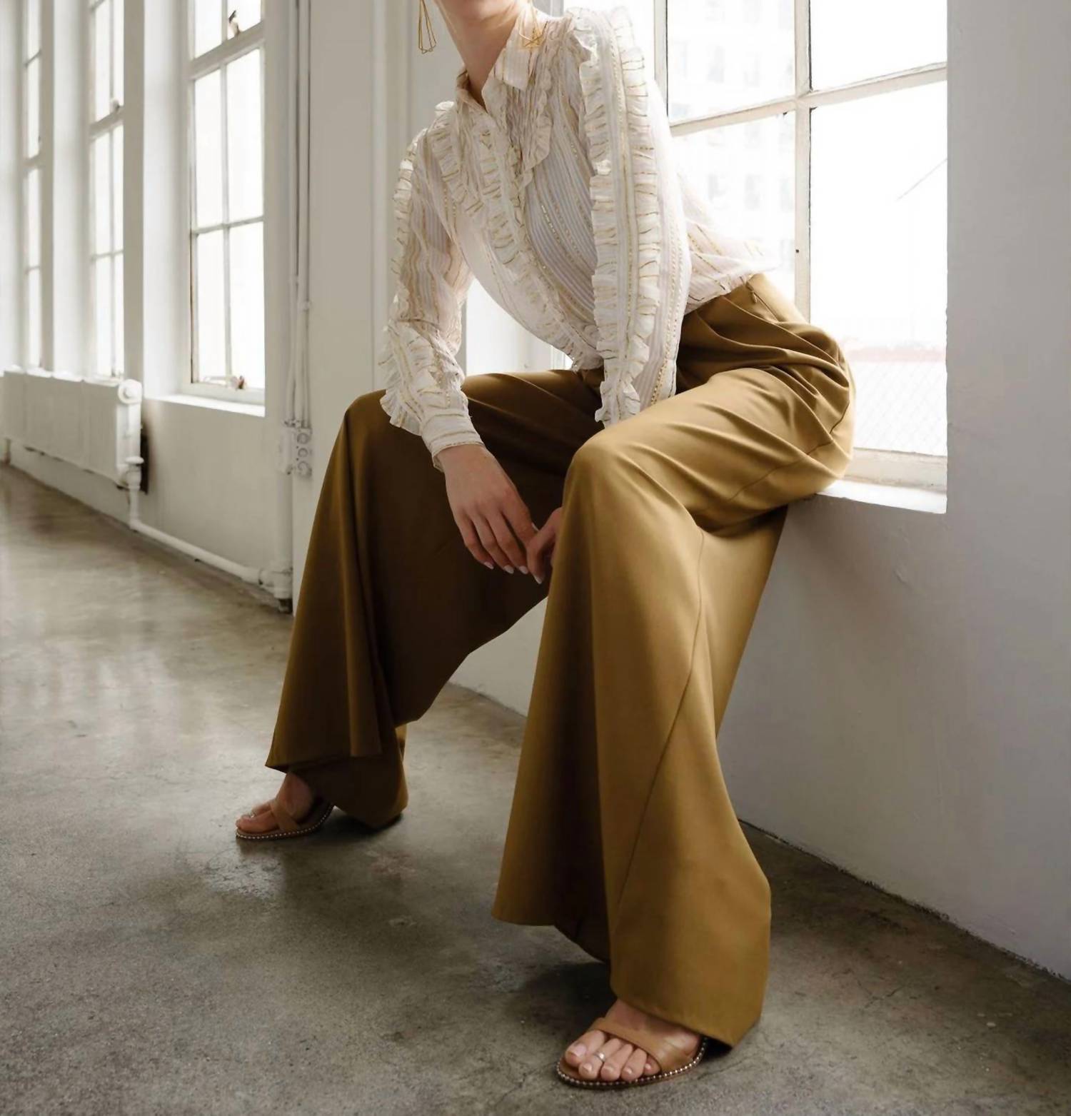 Solgo Atelier - Women's Stelis Wide-leg Pant