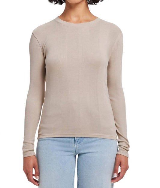 Goldie - COTTON RIB LONG SLEEVE TEE