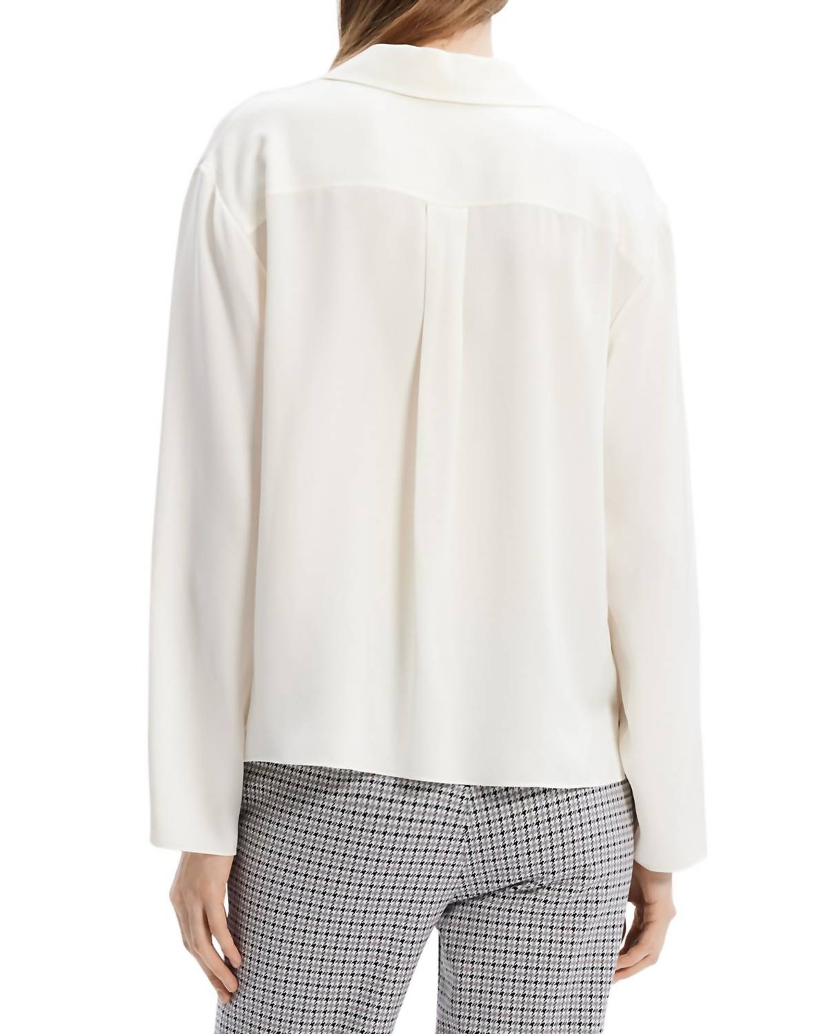 Theory - Lapel Collar Blouse