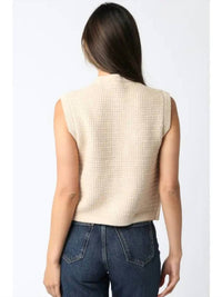 Olivaceous - Selena Button Knit Top