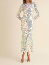 Mable - Something About Her Long Sleeve Midi Dress