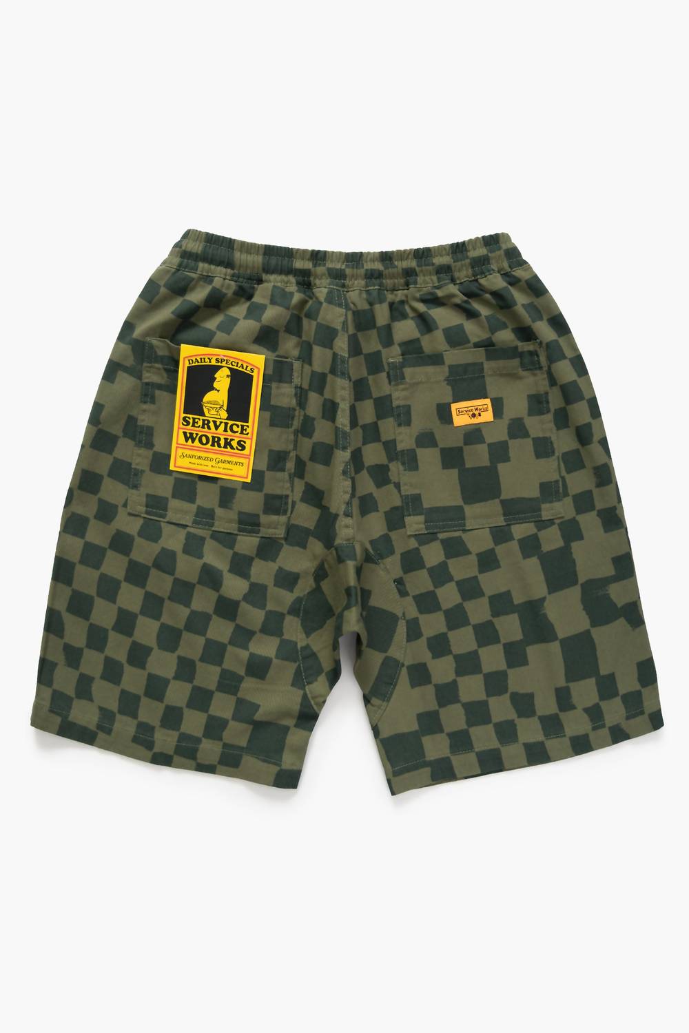 Service Works - Men's Drill Printed Chef Shorts