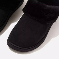 Fitflop - Women's Gen-ff Shearling-collar Suede Slippers