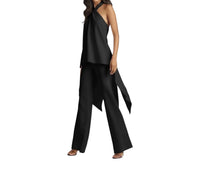 Sachin & Babi - Sabrina Halter Neck Top Draped Sleeveless Blouse